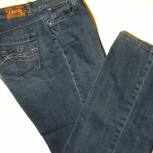 IZOD Just Right Bootcut Stretch Jeans Size 18